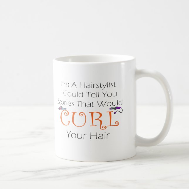 Caneca De Café Cabelo da onda do Hairstylist (Direita)
