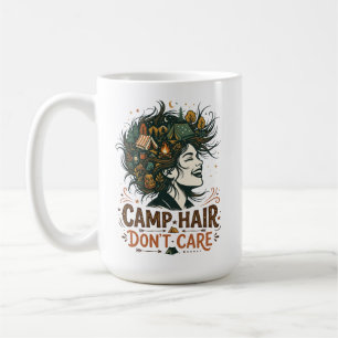 Caneca De Café Cabelo de Acampamento Não Liga