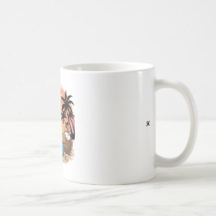 Caneca De Café Cabelo de Praia Não Liga Férias Vibrações de Verão
