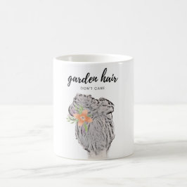 Caneca De Café Cabelo do jardim não se importa