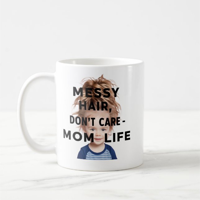 Caneca De Café Cabelo Mensageiro, não se importe... (Esquerda)