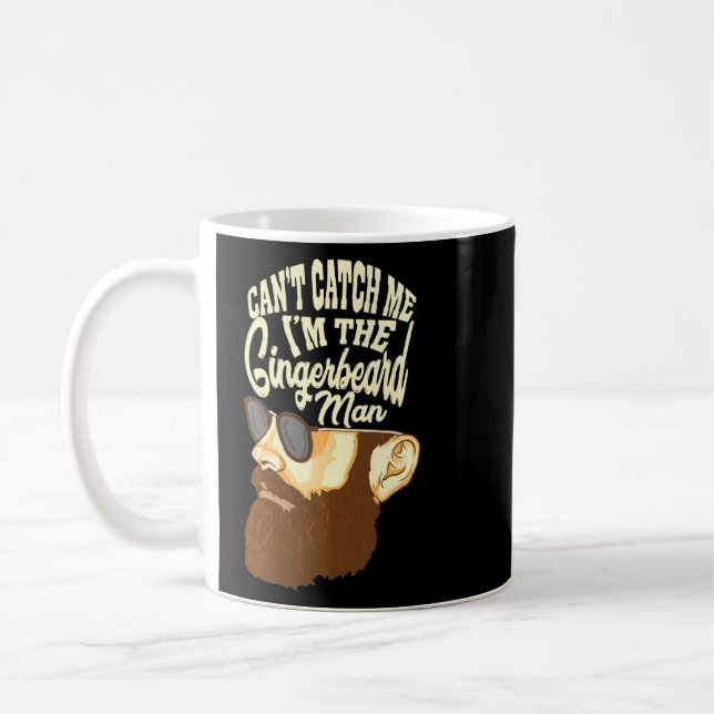 Caneca De Café Cabelo Vermelho Gengibre Engraçado Ginger Beard Ma (Esquerda)