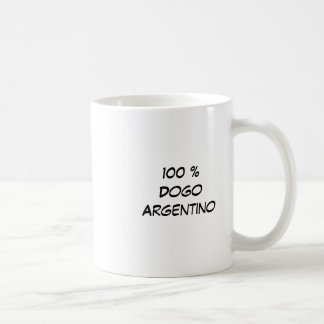 Caneca De Café Cabeza, 100% DogoArgentino