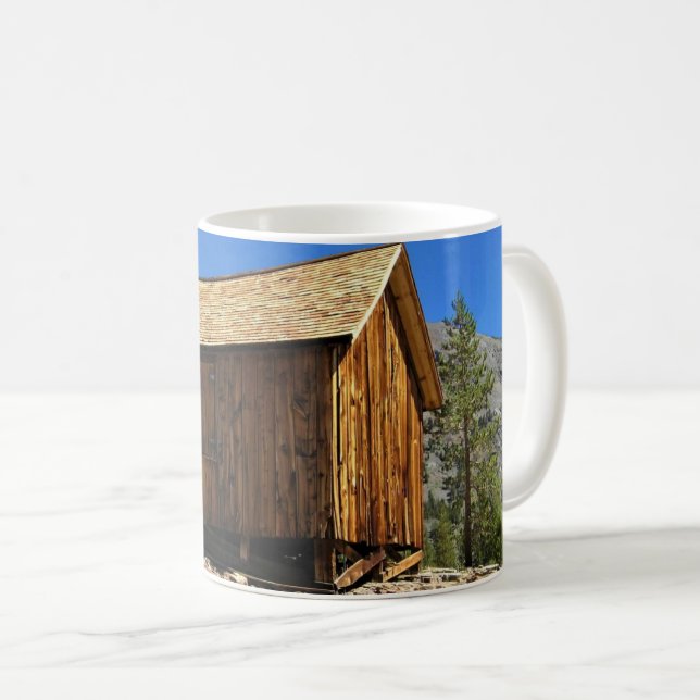 Caneca De Café Cabina em Bennettville, Passagem de Tioga, CA (Frente Esquerda)
