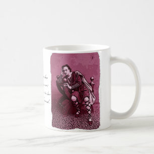 Caneca De Café Cabine de Edwin como Hamlet