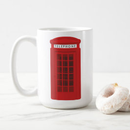 Caneca De Café Cabine Telefônica