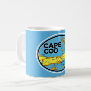 Caneca De Café Cabo Cod Blue Mug