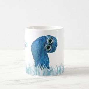 Caneca De Café Cabo Florida coral que Burrowing a arte da coruja