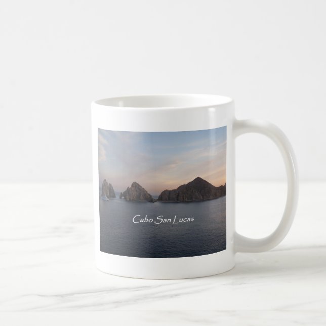 Caneca De Café Cabo San Lucas no por do sol (Direita)