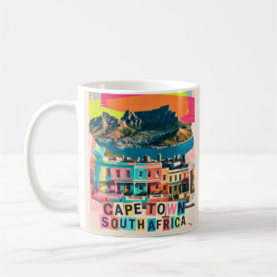 Caneca De Café Cabo Town África do Sul Viagem Bo-Kaap Paisagem