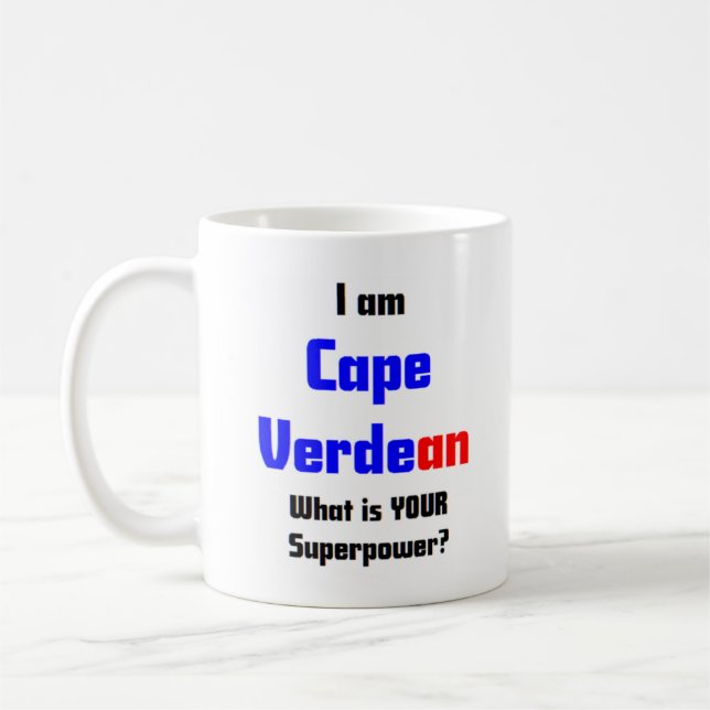 Caneca De Café cabo verdiano Mug (Esquerda)