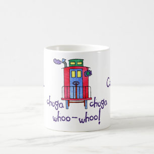 Caneca De Café Caboose de Chuga Chuga
