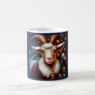 Caneca De Café Cabra de Natal 4