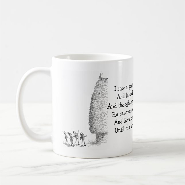 Caneca De Café Cabra em um monte de feno e em brownies (Esquerda)