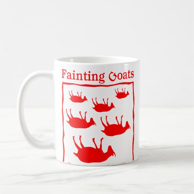Caneca De Café Cabras de desmaio (Esquerda)