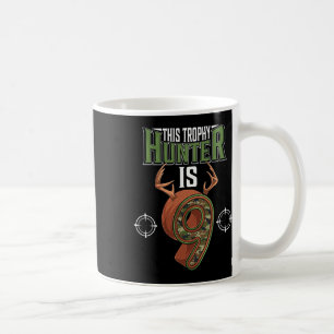 Caneca De Café Caça a 9 anos Caça a 9 Festas de aniversário Caçad