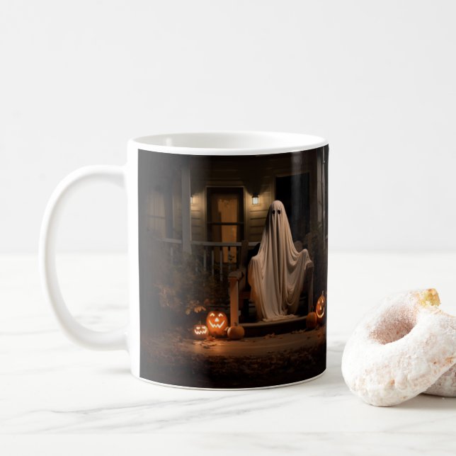 Caneca De Café Caça a Fantasmas Nº 08 (Com Donut)