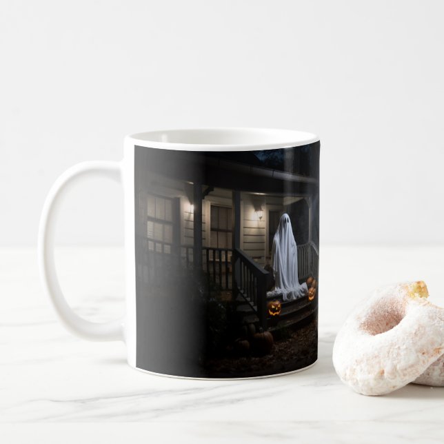 Caneca De Café Caça a Fantasmas Nº 09 (Com Donut)