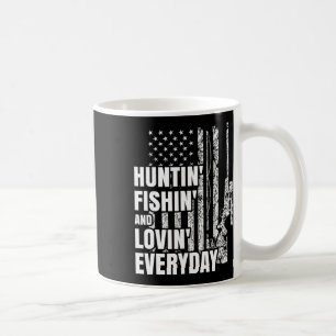 Caneca De Café Caça À Pesca Adorável Todos Os Dias Com Caça Aos V