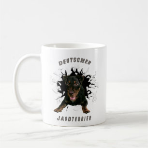 Caneca De Café Caça alemã Terrier (Jagdterrier)  