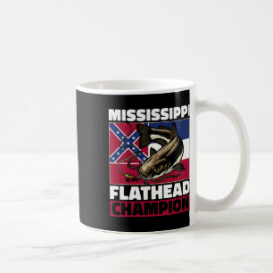 Caneca De Café Caça ao Bagre Cabeça Chata Pescaria de Bagre Pai C