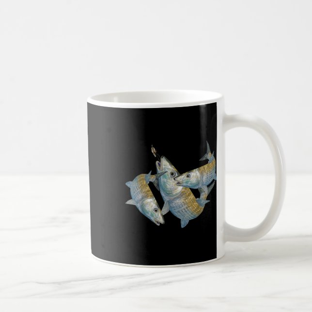 Caneca De Café Caça ao Bonefish Um Fly Fishing &amp; De Água Salg (Direita)