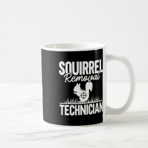 Caneca De Café Caça ao Esquilo do Técnico de Remoção Funny Squirr