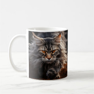 Caneca De Café Caça ao Gato Maine Coon