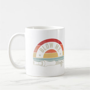 Caneca De Café Caça ao Pato Engraçada Chamada de Soprar Me Caçado