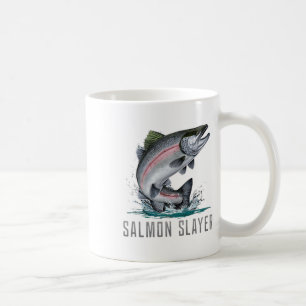 Caneca De Café Caça ao Salmão