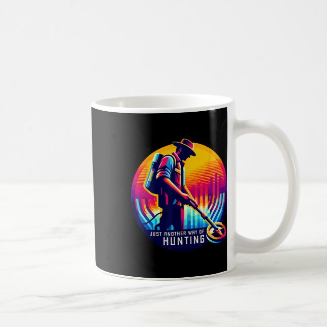 Caneca De Café Caça ao Tesouro com Detector de Metais Pesca na La (Direita)
