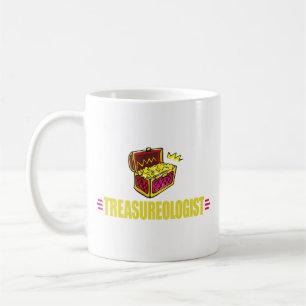 Caneca De Café Caça ao Tesouro Engraçado