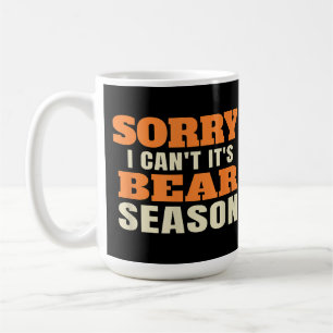 Caneca De Café Caça ao Urso Engraçado
