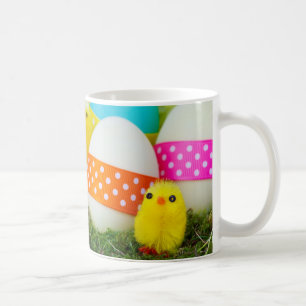 Caneca De Café caça aos ovos da Páscoa pintinho