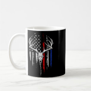 Caneca De Café Caça com Arco Bandeira Americana EUA Arco Veado Br