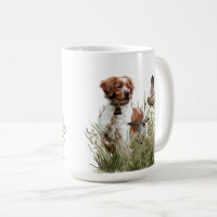 Caça com um cão Brittany, Art