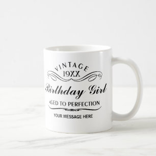 Caneca De Café Caça de Aniversário Engraçada Personalizada