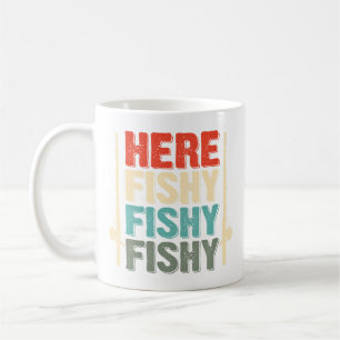 Caneca De Café Caça de Peixes Pesca Vara de Pescar Pescador Foi P