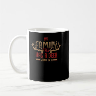 Caneca De Café Caça divertida Citação minha árvore genealógica te