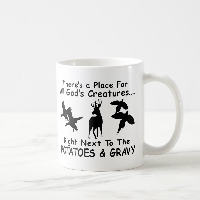 CANECA DE CAFÉ CAÇA DOS CERVOS, DO PATO & DO FAISÃO (Direita)