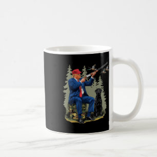 Caneca De Café Caça Engraçado Pato Trump Camo Caça Alô Huntin