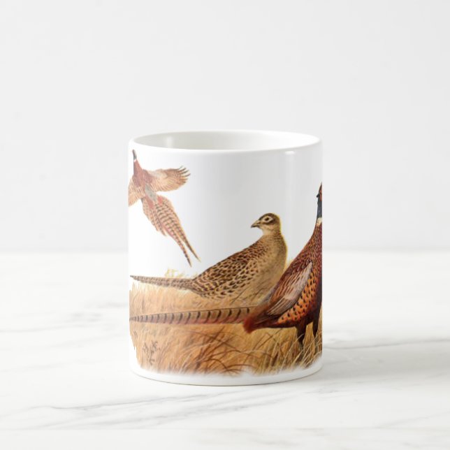 Caneca De Café Caça indescritível do pássaro do faisão (Centro)