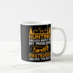 Caneca De Café Caça Resolve A Maioria Dos Meus Problemas Com O Fo
