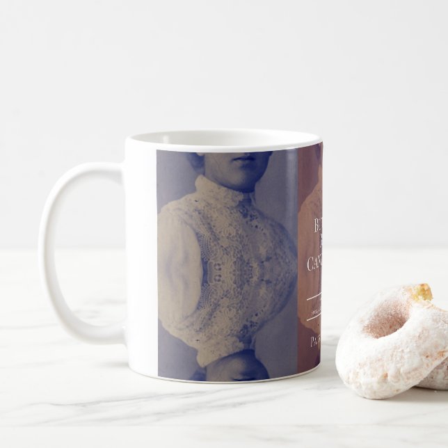 Caneca De Café Caçador, Caçador, Candlestick Taker Cobrir Mug (Com Donut)