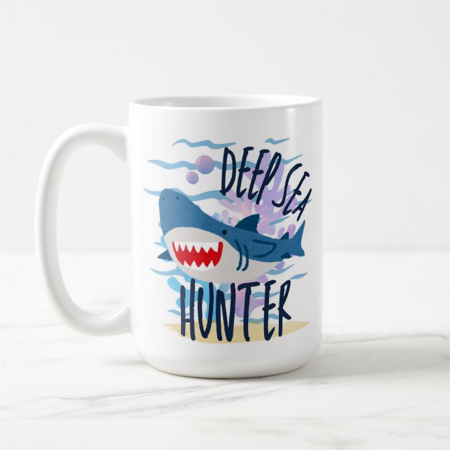 Caneca De Café caçador de águas profundas (Esquerda)