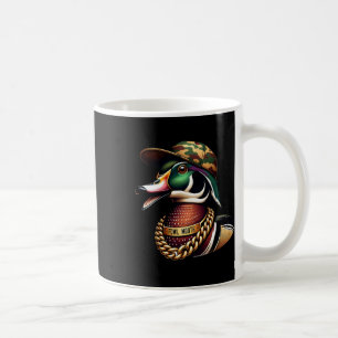 Caneca De Café Caçador de Pato Engraçado Camisa Pato de Boca Foga