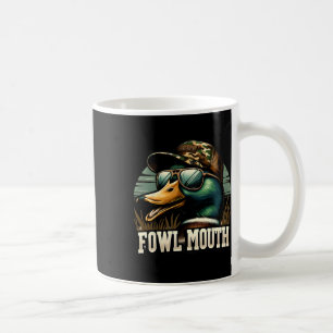 Caneca De Café Caçador de Pato Engraçado Camisa Pato de Boca Foga