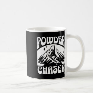 Caneca De Café Caçador de Pó de Snowboard Esquiador de Elevador d