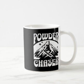 Caneca De Café Caçador de Pó de Snowboard Esquiador de Elevador d