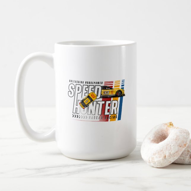 Caneca De Café Caçador de Velocidade | #15 (Com Donut)